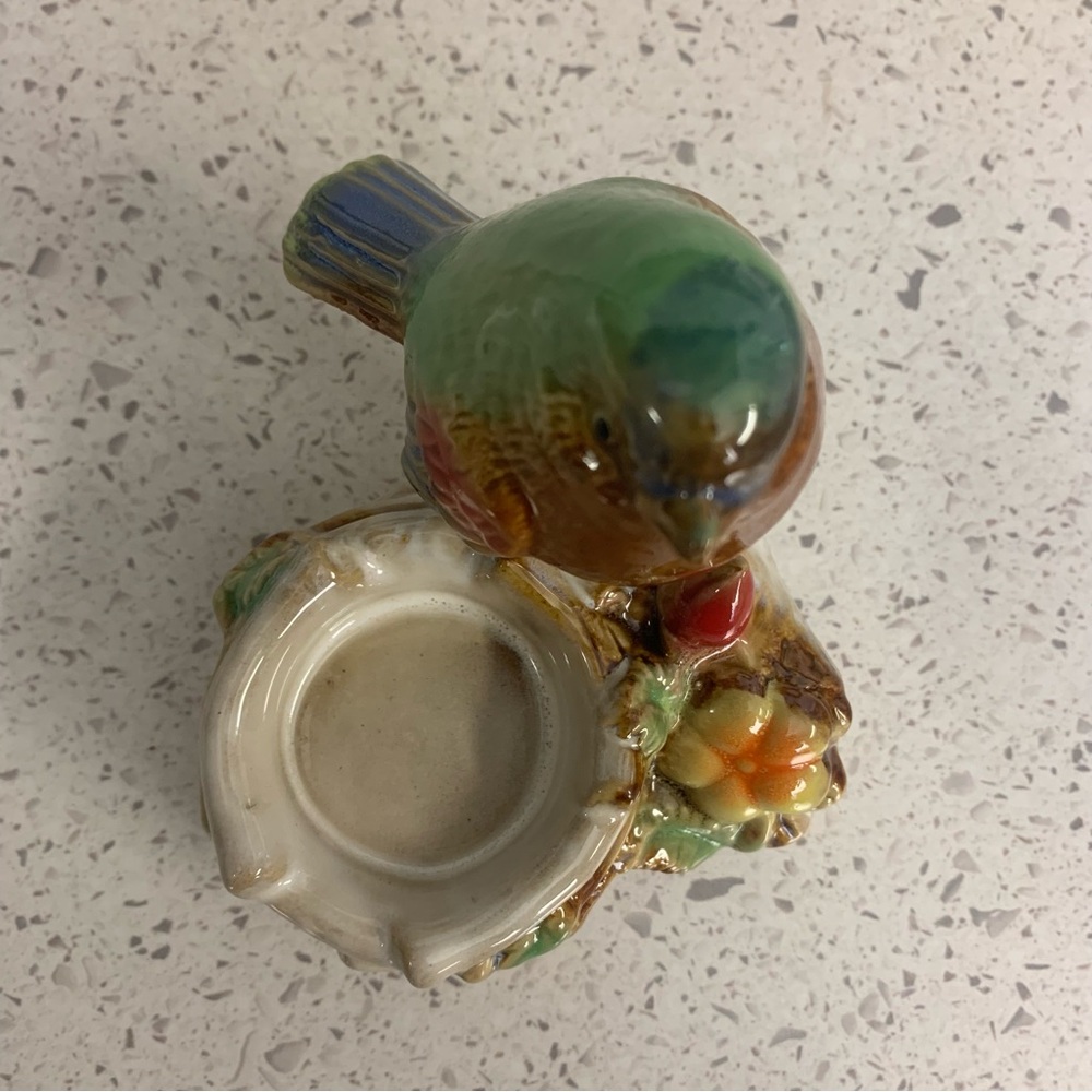 Vintage Ceramic Bird with Nest Votive or Trinket Dish - Picture 5 of 6